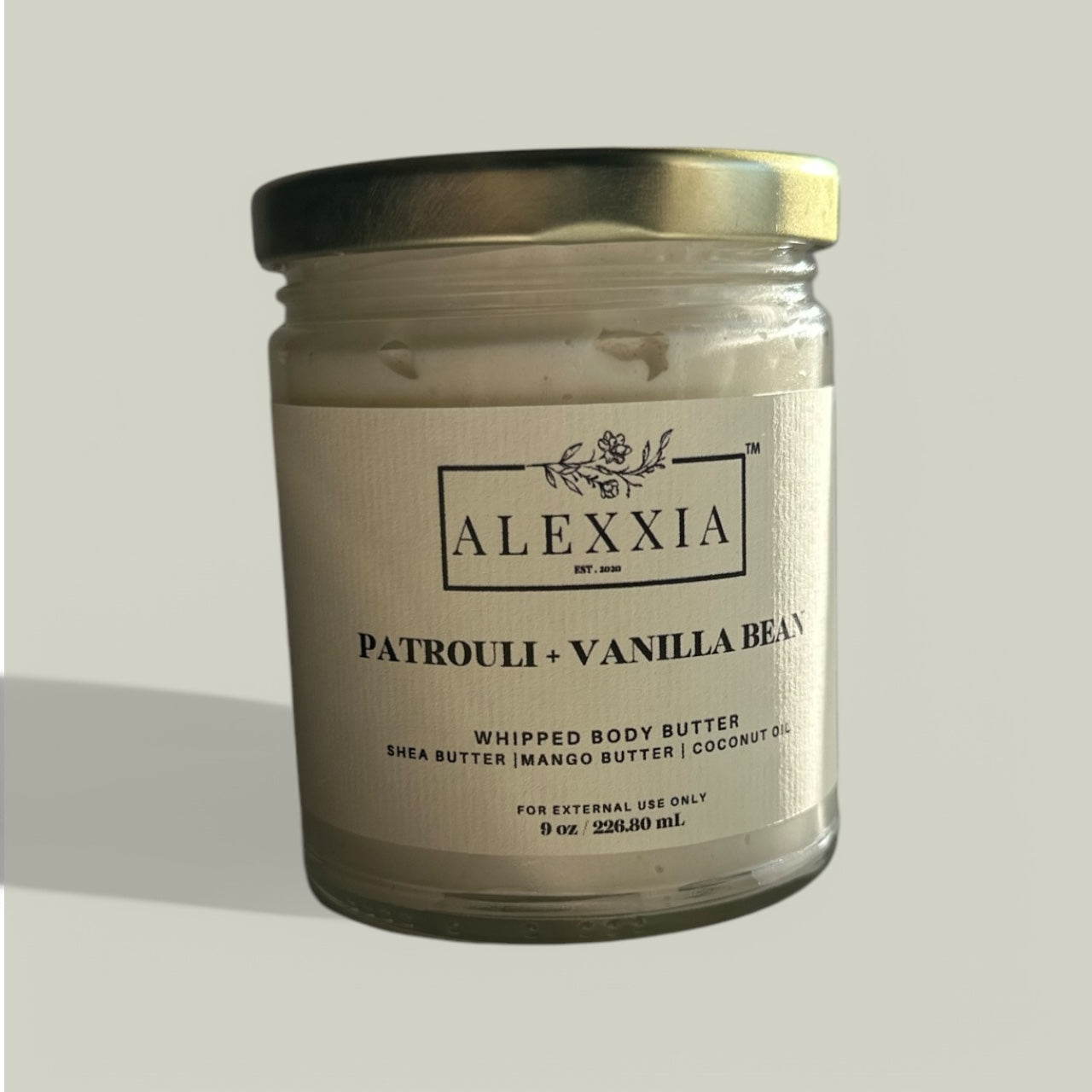 PATROULI + VANILLA BEAN BODY BUTTER