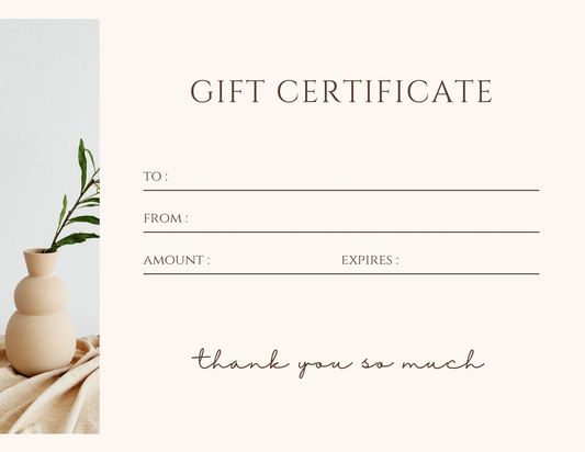 ALEXXIA GIFT CARDS